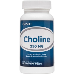 GNC Choline 250 mg [100 Таблетки]