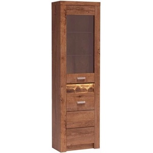 Bogdan Furniture Europe Витрина висока Indianapolis I-23, светла пепел