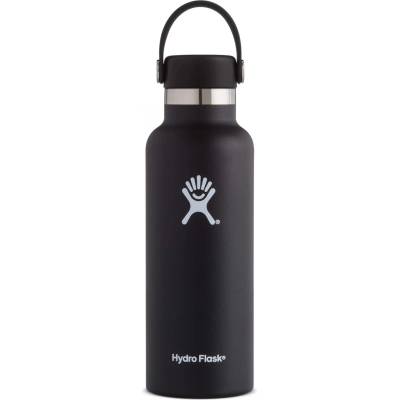 Hydro Flask Термо бутилка Hydro flask Standard Mouth with Standard Flex Cap Insulated bottle - Black - размер 710 ml (533-0674-0113)