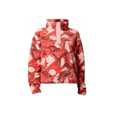 Columbia Helvetia II Printed Cropped Half Snap Women červená