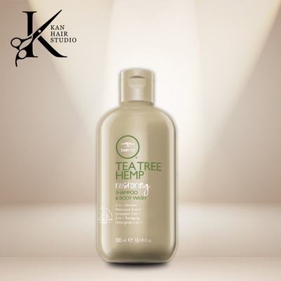 Paul Mitchell TEA TREE HEMP RESTORING SHAMPOO & BODY WASH шампоан и душ-гел с коноп 300 ml