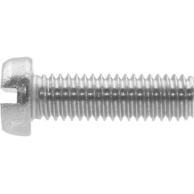 Skrutka valcová hlava - drážka DIN 84 M1, 6x10 nerez A2