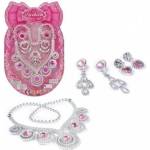 Trifox Set of glamour necklace earrings