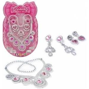 Trifox Set of glamour necklace earrings