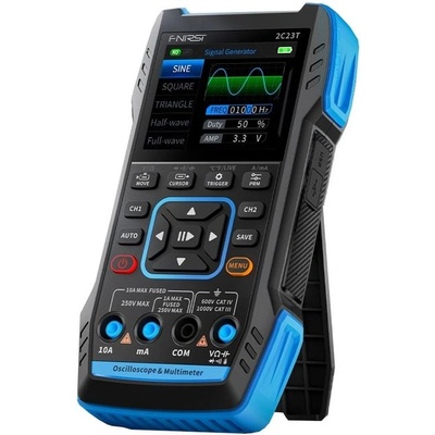 2C23T Цифров мултиметър и осцилоскоп, 2, 8" LCD дисплей, двуканален, 10 MHz, AC 750 V, DC (2C23T)