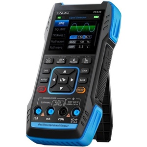 Fnirsi 2C23T Цифров мултицет и осцилоскоп, 2, 8" LCD дисплей, двуканален, 10 MHz, AC 750 V, DC (2C23T)