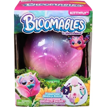 Spin Master Интерактивна плюшена играчка Hatchimals Bloomables - Kittyfly, розова (19213)
