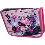 KAOS Ученически несесер Kaos Maxi - Pink Love, с 1 цип (51857)