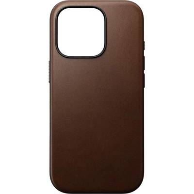 Nomad Гръб Nomad Modern Leather case за iPhone 16 Pro - Кафяв