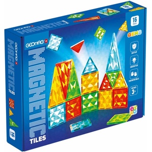 Geomag Магнитен конструктор Geomag - Разноцветни плочки, 16 части (G4100) - ozone
