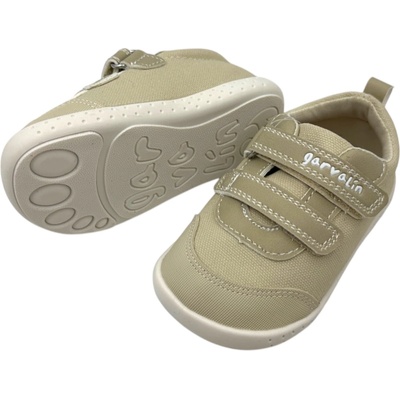 Garvalín detské barefoot tenisky pique beige