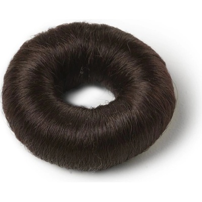 BraveHead Synthetic Hair Bun Brown L 8 cm