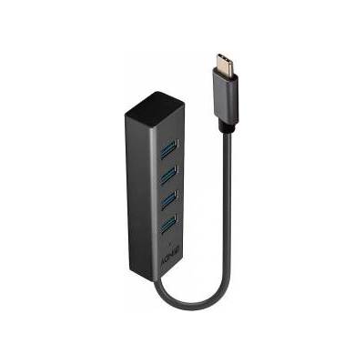 Lindy Хъб Usb 3.2-C към 4 x Usb-A, Lindy L43325