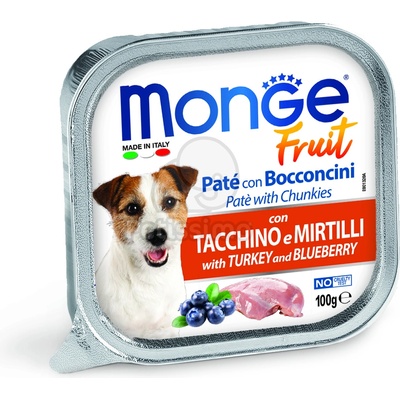 Monge Fruit Paté turkey & blueberry 100 g
