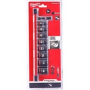 MILWAUKEE Sada nástrčných kľúčov SHOCKWAVE 3/8" krátke 9 ks