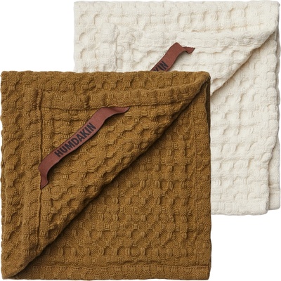 Humdakin Малки кърпи за съдове Humdakin Waffel 28 x 28 см светлокафяви и кремави 2 бр (271-108)