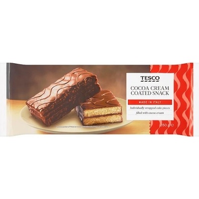 Tesco Cocoa Cream Coated Snack 10 x 35 g