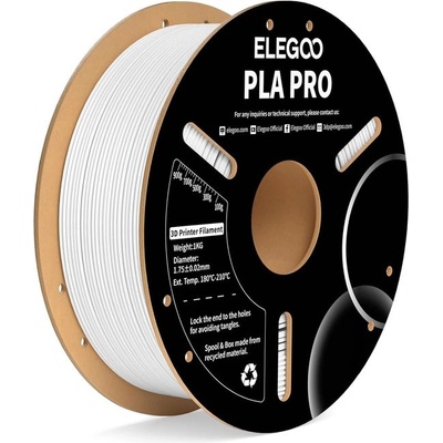 Elegoo PLA PRO -1.75mm-1KG-Cardboard Spool-White (50.203.0189)
