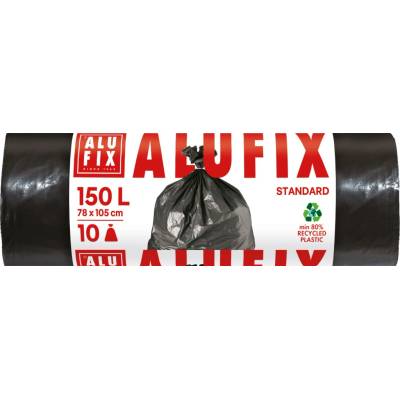 Alufix Pytle na odpad LDPE 150 l 34 µm 10 ks černé