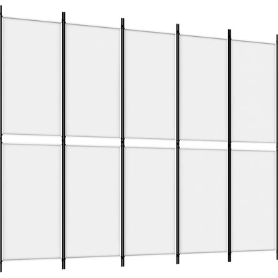 VidaXL Paraván 350234 250 x 200 cm bílý