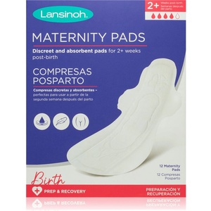 Lansinoh Maternity Pads 2 weeks+ дамски превръзки за след раждане 12 бр