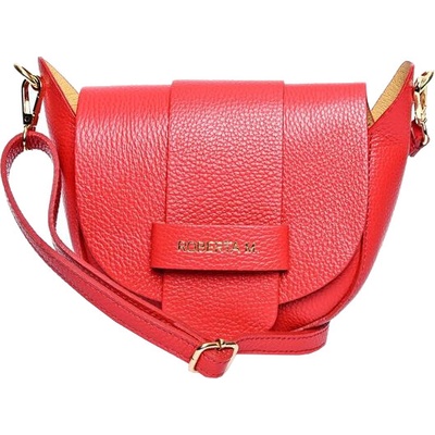 Roberta M dámska kožená crossbody kabelka 1870T Rosso