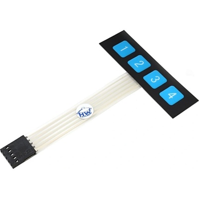 HWKITCHEN Klávesnice 1 x 4 membránová HW364
