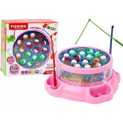 LEAN Toys Риболовна игра с осветление и звук, розово
