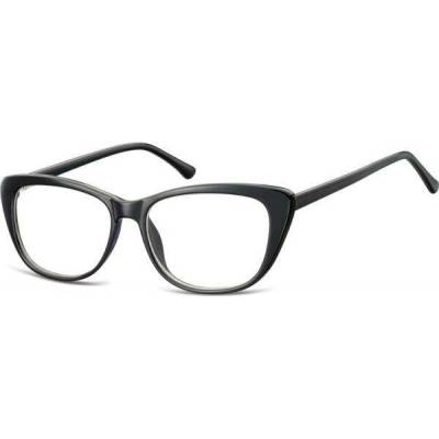 Dámské brýle bez dioptrii Kočičí oči- černé Olympic eyewear SUNCP129F