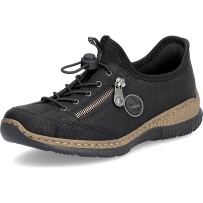 Rieker N3267-01 černé dámské polobotky