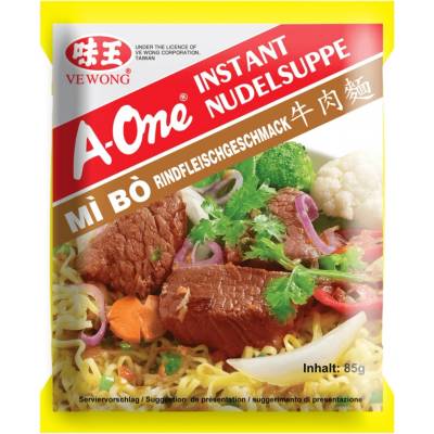A-One Instant Noodles Mì Bò Rind 85 g