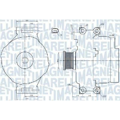 Alternátor MAGNETI MARELLI 063731773010