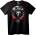 NOONEBRAND Тениска Боксиращ Носорог - 2XL, Black