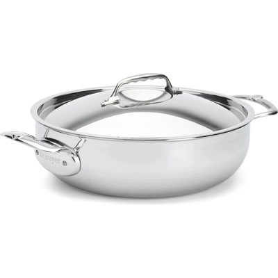 Hluboká pánev AFFINITY 28 cm, s poklicí, nerezová, de Buyer
