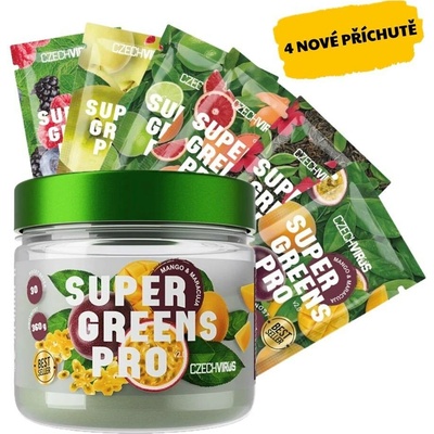 Czech Virus Super Greens Pro V2.0 360 g + Super Greens Pro V2.0 6 x 12 g