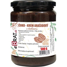 eBrat Čoko krém arašidový s datľami 500 g
