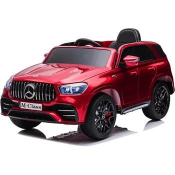 ROLLZONE Mercedes M-Class 12V- - Детски акумулаторен джип, Червен, EVA гуми (W166-червено)