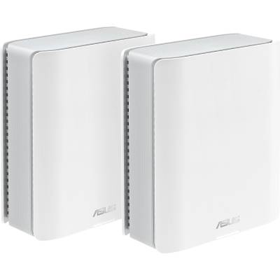 ZenWiFi BT10 Tri-band WiFi 7 Mesh 18 Gbps 6000 sq. ft 2pk Dual 10G Ports Security and Parental Controls Included (90IG08Y0-MO3C40)