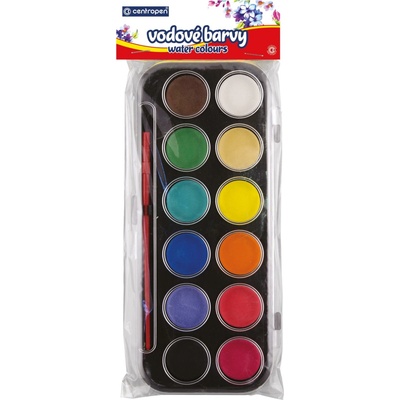 Centropen Vodovky 9540 - 12 ks, 30 mm - Akuarellos 30 mm 12 barev – Zboží Dáma