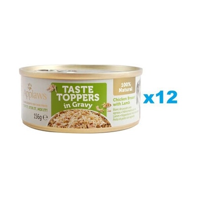 Applaws Taste Topper Kuracie prsia s jahňacím mäsom v omáčke 12 x 156 g