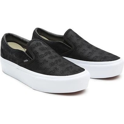 Vans classic slip-on PLATFORM Deboss Otw black/black – Sleviste.cz