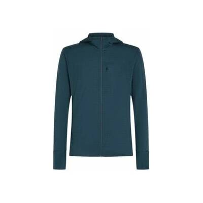 Icebreaker Merino Blend 300 RealFleece Descender LS Zip Men modrá
