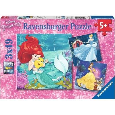 Ravensburger Disney Dobrodružství Princezny 3v1 49 dílků