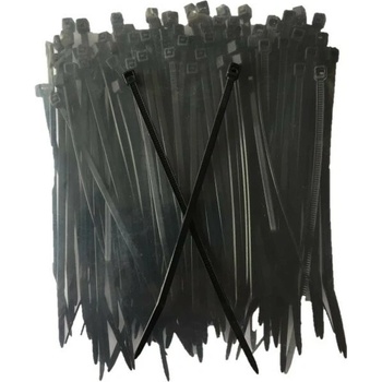 Geko G17101 Sťahovacie pásky 100 x 2,5 mm 100 ks Black