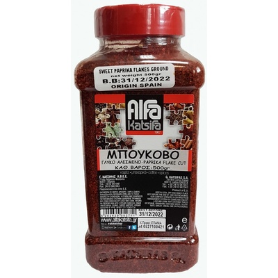 Katsifas Sladká Paprika BUKOVO vločky jemně mleté 500 g