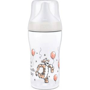Nuk Бебешко шише Nuk Perfect Match - Temperature Control, 260 ml, PP, 3+м, Дисни Тигър (10216331) - ozone