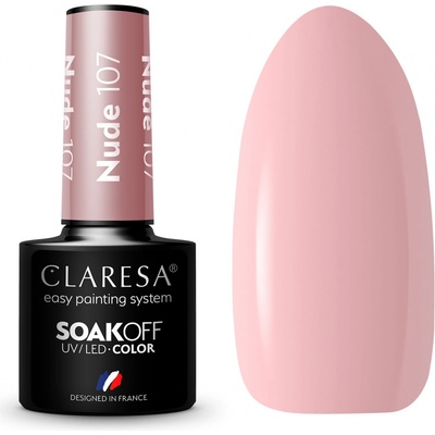 Claresa Gél lak Nude 107 5 ml