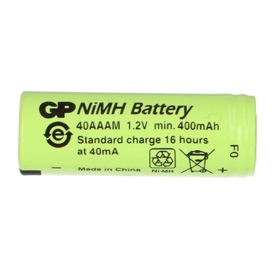 GP Batteries Акумулаторна батерия GP BATTERIES, 40AAAM/ST, 2/3AAA, 1.2V 400mAh, (NiMH), 1бр (GP-BR-40AAAM-NIMH)