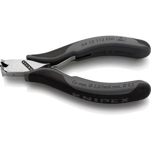 KNIPEX Клещи резачки челни за електроника 115 мм esd knipex 13456 (64 12 115 esd)