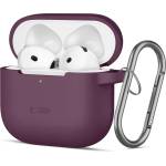 Tech-protect силиконова кукичка Apple AirPods 4 / 5, бордо